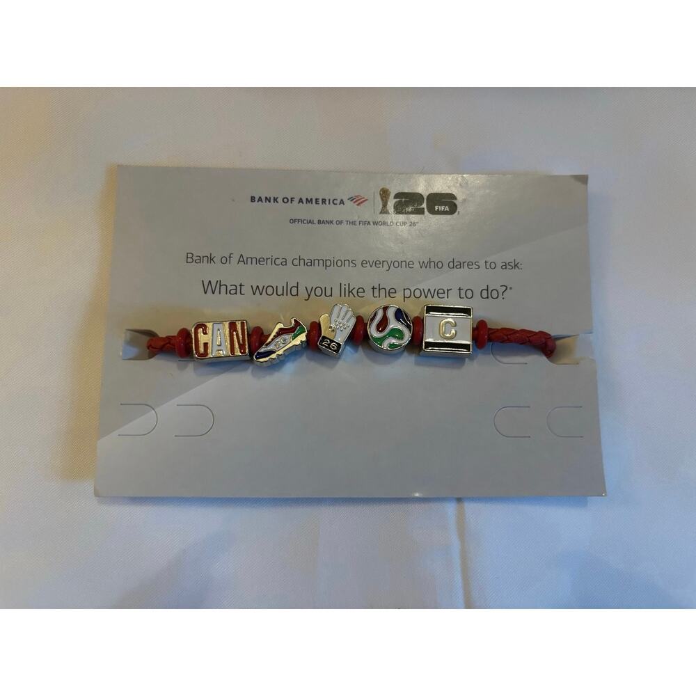 FIFA 2026 Canada Charm Bracelet SZ L